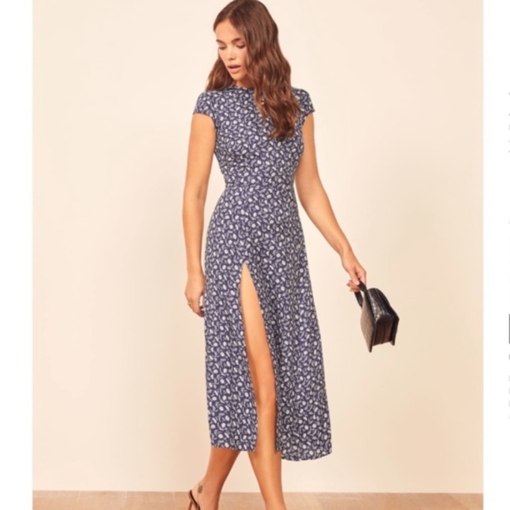 Reformation Gavin Monterey Print Dress